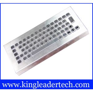 65 Keys Industrial Desktop Keyboard Stainless Steel With IP65 To IP68