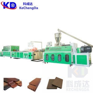 Wholesale 80 - 120kg/H PE WPC Profile Extruder Machine WPC Co Extrusion Composite Decking from china suppliers