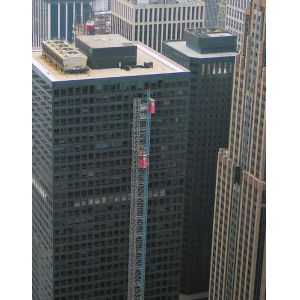 Waterproof Passenger Material Hoist Easy Operation Completely Against Rust