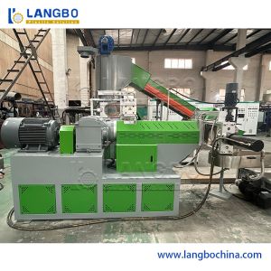 400kg/h Capacity Plastic Pelletizing Machine with 2 Years Warranty and 45 Days