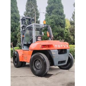 8 Tons 4 Meters Secondhand Diesel Lifting Machine Toyota 80 Forklift In Original
