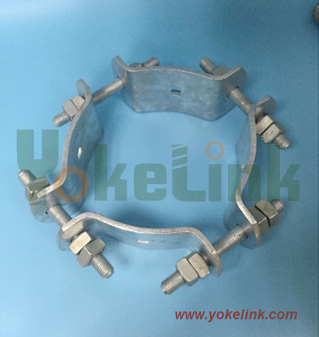 Pole band adjustable HDG ASTM A153