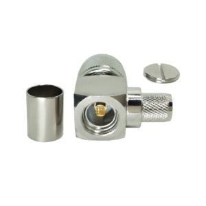 Angle Nickel Plated N Type Male Right Lmr400 Cable RF Connector