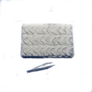 Perfumed Rolled Cotton Cold Refreshing Airline Towel with Tong in Tray