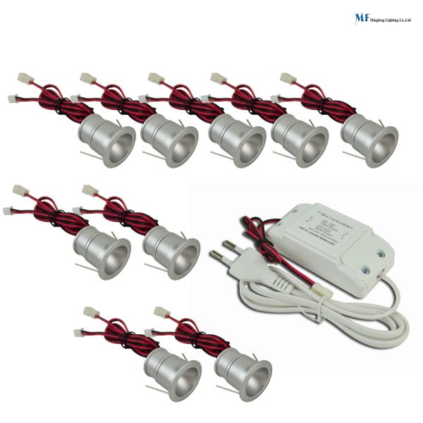 LED Mini Down Lamp 1W IP44 Ra80 12V LED Mini Stars LED Bulb Downlight For