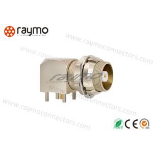 Multiple Keying Options Half Moon Connector , Coaxial Cable Elbow Crimp Print