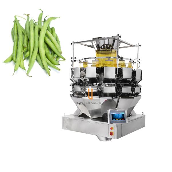 Quality Tobacco Long Been Vegetable Fresh Fruit Multihead Weigher And Vertical Packing Machine for sale