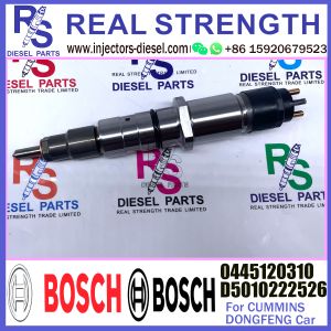 0445120106 Diesel Engine Fuel Injector 0445120310 D5010222526 For Dongfeng