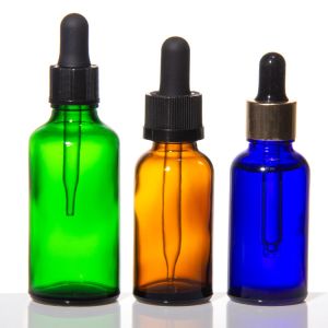 Empty Amber 2oz Dropper Bottles Tincture For Essential Oil