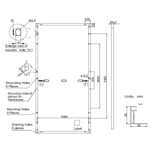 Half Cut Monocrystalline PV Solar Panel Practical Multiscene