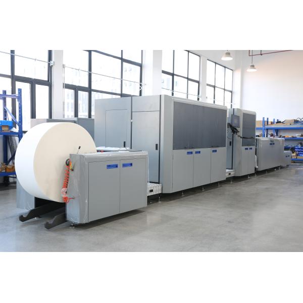 Industrial Grade Monochrome/Dual/CMYK Color Rotary Digital Inkjet Printer High