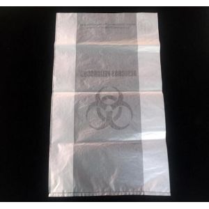 Disposable biodegradable Biohazard garbage bag, infectious emergency autoclavabl