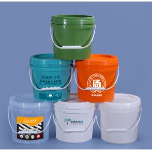 Practical Plastic Storage Bucket / Food Grade Bucket with Handle
