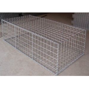 1m * 0.5m * 0.5m Galvanized Welded Gabion Box With 4mm Wire anti-crossion