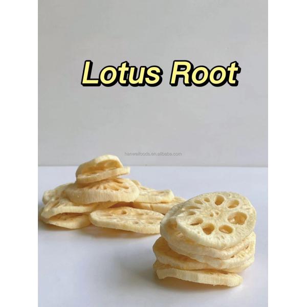 Wholesale VF Fresh Vegetable Chips Healthy Snack for Vegan Dried Lotus Root Chips