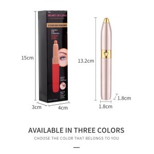 High Quality Mini Eye Brow Trimmer Electric Eyebrow Epilator For Lady Rechargeab