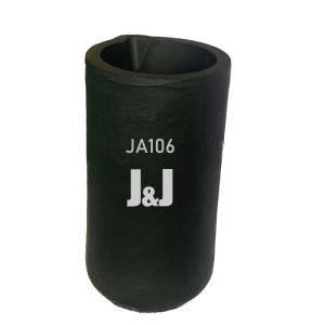 Heat Resistant Graphite Melting Crucible , Large Foundry Crucible Metal Melting