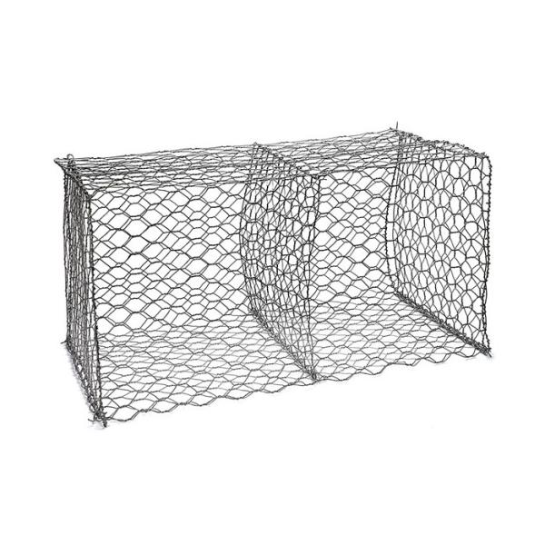 Quality Rectangular 100x120 Gabion Wire Mesh for Stone Cages for sale