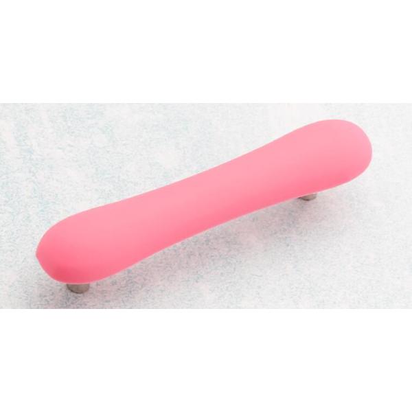 Pink Heart Kids Bedroom Knobs , PVC Colorful Handle Rubber Cabinet Knobs Soft Plastic Furniture Handles