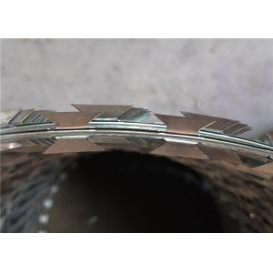 BTO-10 Coil Fence Barbed Galvanized Razor Wire With Blades