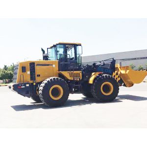 Heavy Load Tractor Wheel Loader 5 Ton With Joystick Hydraulic Transmission