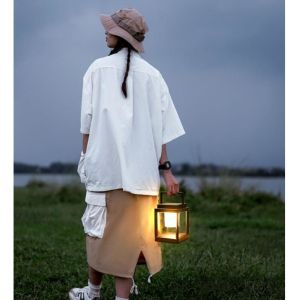 Multiple Charging Methods 3-Level Brightness LED Solar Camping Lantern for Patio