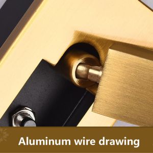 Embedded Led Wall Lamp Input 110-240v 3w Cree Led Bead Ribbon Switch Gold