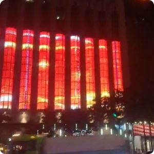 Facade Lighting RGB Mesh Screen Display DC12V S30 P100 P80 P50 P40 SMD3535