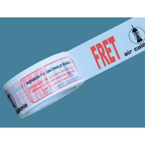 Low Noise High Adhesive White Printed Packaging Tape with company logo