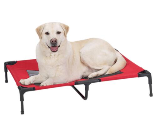 elevated pet bed Travel best elevated dog bed Steel-Framed Bed Cot with Knitted Fabric