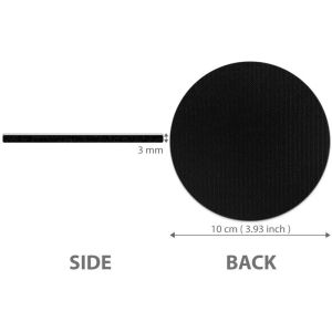 CM-008 Natural Rubber Round Coasters Cloth Mat Drink Mats Coasterrug