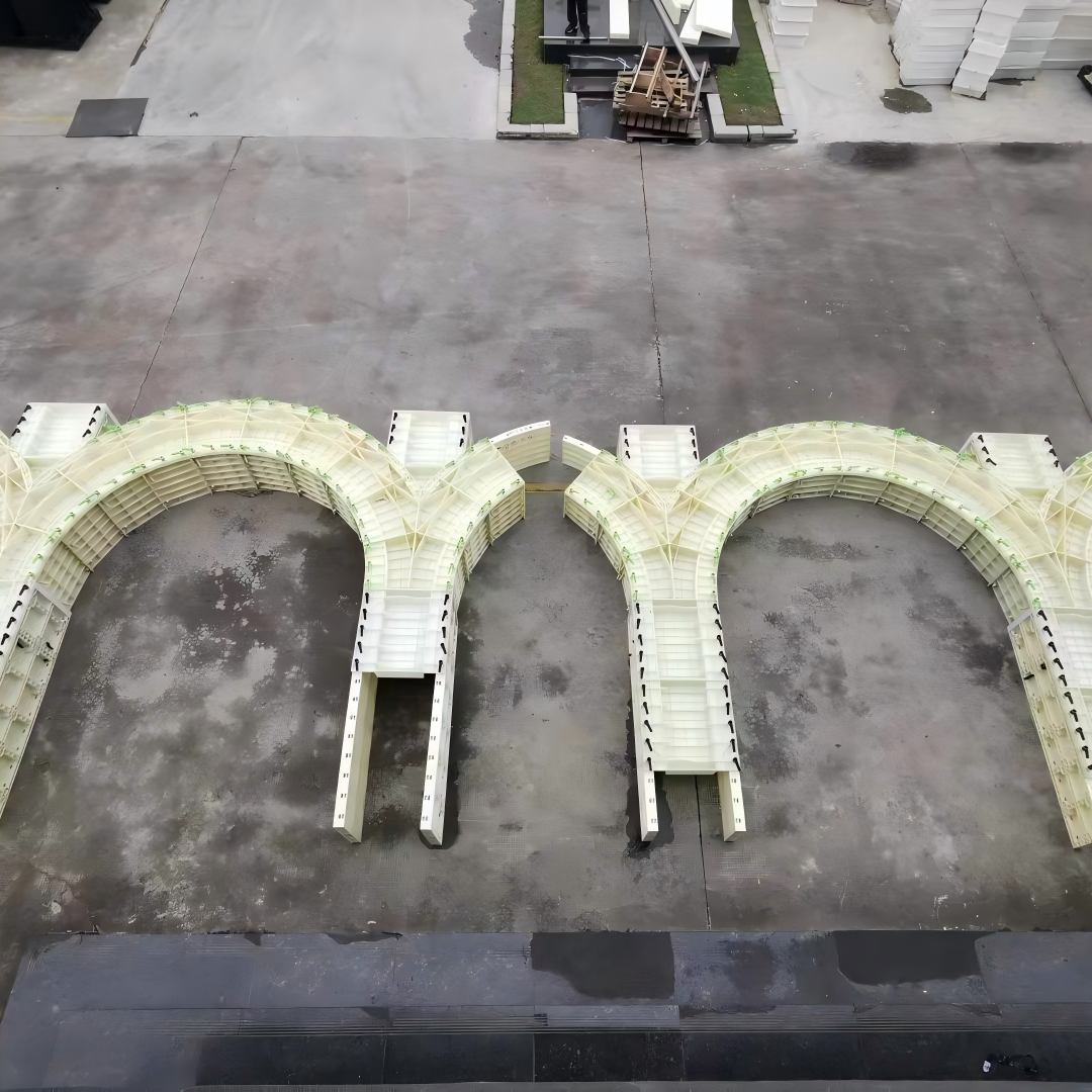 ABS Modular Plastic Formwork Fireproof Modular Column Formwork Reusable