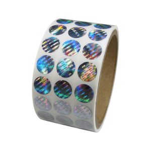 2 * 3cm 2D 3D Moving Grating Security Hologram Stickers