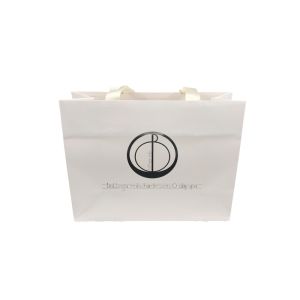 Collapsible Personalized Favor Bags Handling Printing Grosgrain Handle