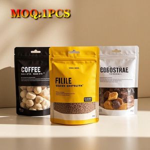 Custom Digital Printing Recyclable Composite Stand Up Pouch Seeds Seasoning