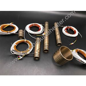 Pressed In Brass Coil Hot Runner Heater For Hot Runner System With Thermocouple