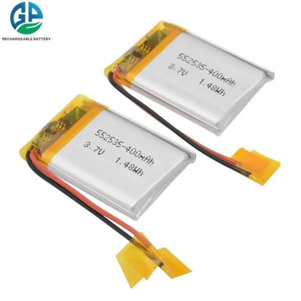 Kc Lipo Lithium Polymer Battery Pack 552535 25c 3.7v 400mah With Pcm
