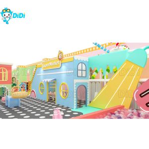 Custom Candy Themed Indoor Soft Play Kids Sports Playground Game Center