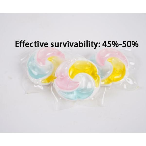 Three In One Stain Removal Biodegradable Laundry Pods Sterilization And Fragranceretaining
