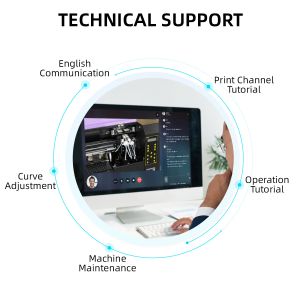 A3 DTF EPSON I1600*2 Dual Head T-Shirt Printing With Powder Shaker Machine