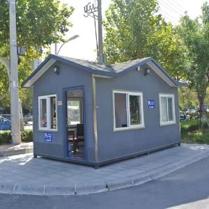 Prefabricated Modular Tiny Container Van House With Galvanized Steel Frame