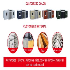 Steel Fabricated House 20ft Office Folding Foldable Expandable Container