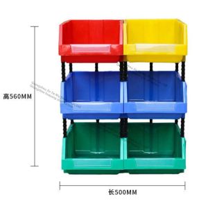 Hanging Stackable Plastic Bins 50kg Stacking Storage Boxes