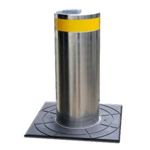 High Security Hydraulic Retractable Bollards LED Automatic Electronic Parking