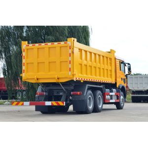 Used 10 Tires Tipper Truck 6.3 Meters Box 400hp Howo TX7 Front Lifting 12-Speed