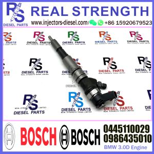 China Diesel Fuel Common Rail Injector 0445110029 0986435010 0445110007 For BWM 3.0D Engine on sale