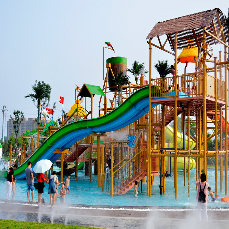 Commercial Water Playground Amusement Park Comprehensive Inflatable Water Play