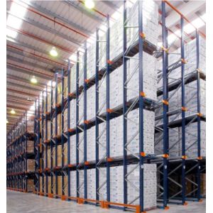 Stainless Steel Metal High Density Pallet Racking System For Cold Room