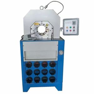 1000*800*1630 Mm AC Hose Crimping Machine With PLC Control System One-Time