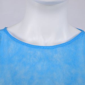 PP Non-Woven Disposable 15g Lightweight Visitor Gown CE Far Infrared Disposable